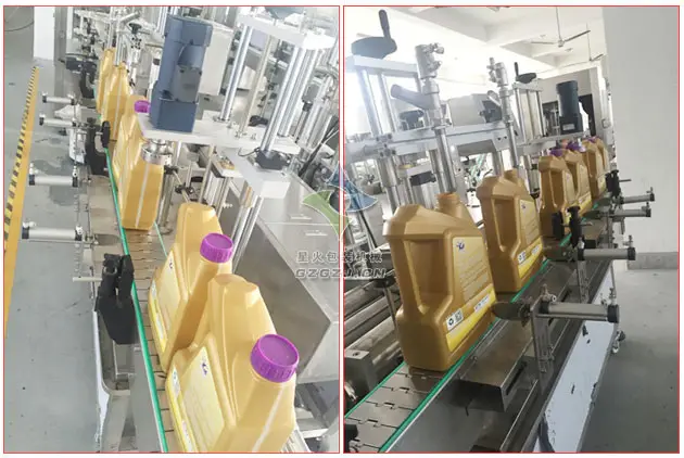 润滑油灌装旋盖一体机,燃油宝灌装旋盖一体机